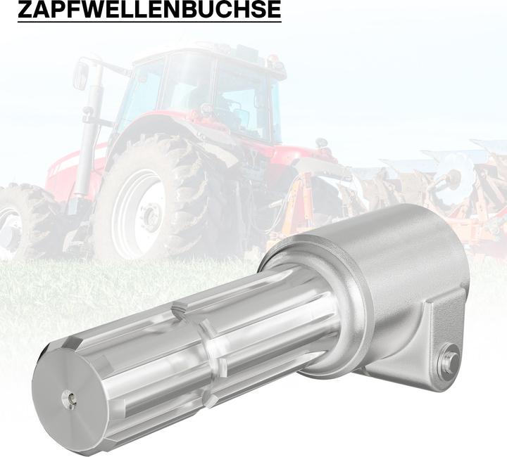 Actual product image Wiltec Adaptor Sleeve for PTO Shaft 165 mm with 1 3/8" 21N Spline Housing, 8-32x38x6 Output Shaft Trac (Tractor accessories)