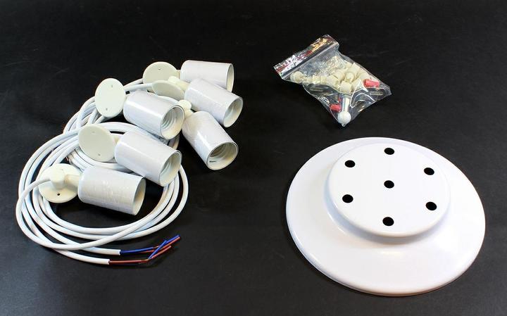 Produktbild ATL Telecom Ltd ZD74B Ceiling light 6 levers white (E27)