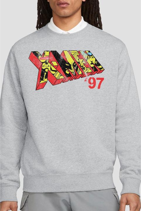 Actual product image Unisex Adult X-Men 97 Comic Logo Sweatshirt (M)