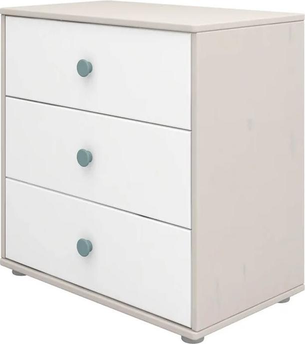Flexa Commode Classic avec 3 tiroirs (72.54 x 44.50 x 74.50 cm)