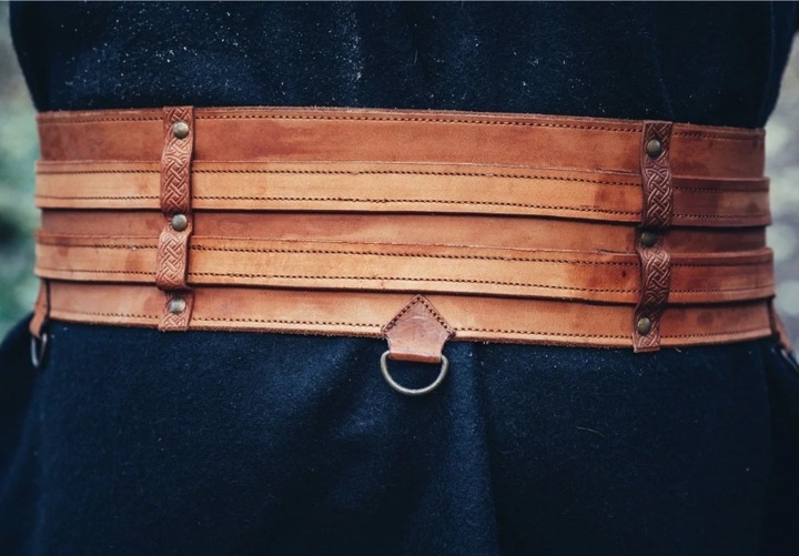 Actual product image Carbone Medieval/Viking belt, leather (120)