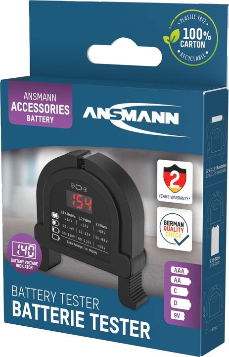 Actual product image Ansmann Battery tester