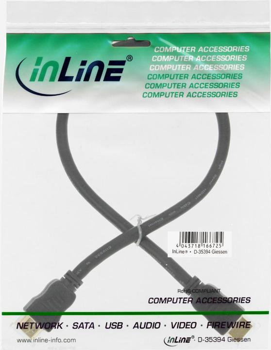 Produktbild InLine HDMI (Typ A) — HDMI (Typ A) (2 m)