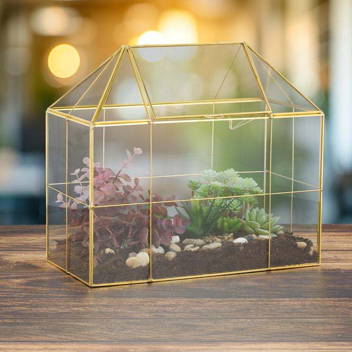 Actual product image Relaxdays Plant terrarium
