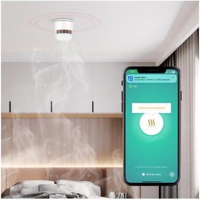 Productafbeelding Woox R7305 Slim Zigbee rookalarm