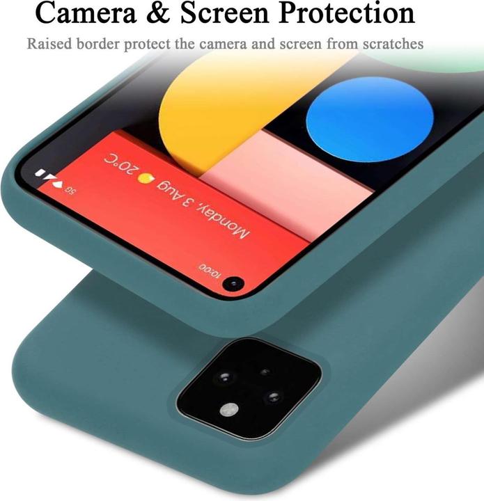 Immagine prodotto Cadorabo Custodia per Google PIXEL 5 TPU Liquid Silicone Case (Google Pixel 5)
