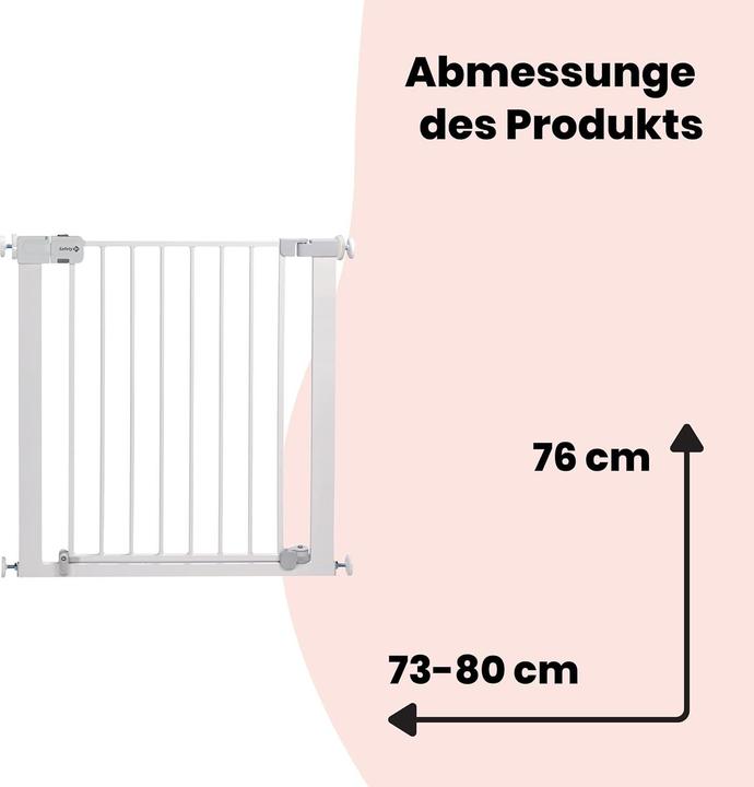 Produktbild Safety 1st Treppengitter Auto-Close Weiss (73 - 80 cm)