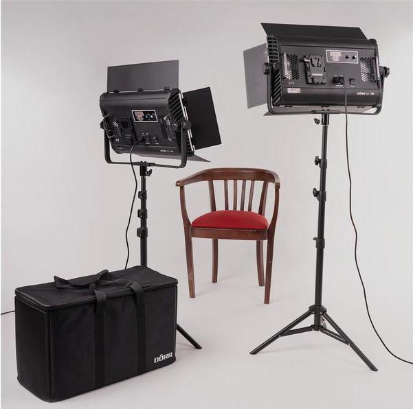 Immagine prodotto Dörr Kit 2 pannelli LED DLP-70W con 2 treppiedi e borsa (novità)