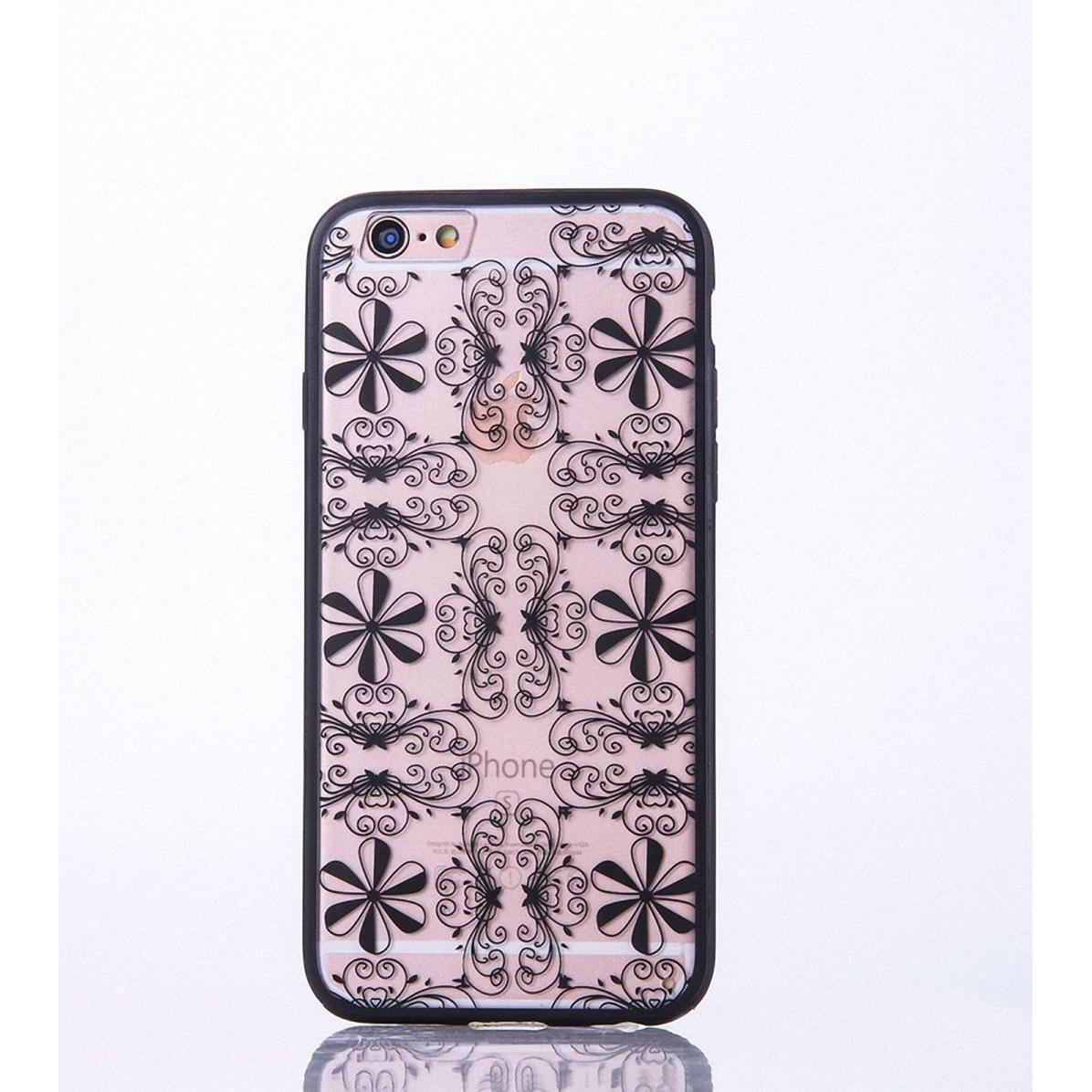 König Design Apple iPhone SE 2022 Handyhülle Mandala Case Cover Schutzhülle Bumper Schwarz (Apple iPhone SE (3rd Gen)), ...