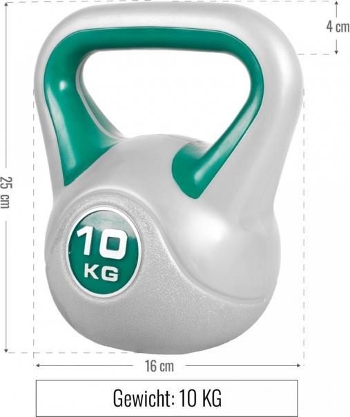 Produktbild Gorilla Sports Kettlebell Stylish (1 x 8 kg, 1 x 4 kg, 1 x 20 kg, 1 x 3 kg, 1 x 18 kg, 1 x 6 kg, 1 x 12 kg, 1 x 16 kg, 1 x 10 kg, 1 x 14 kg)