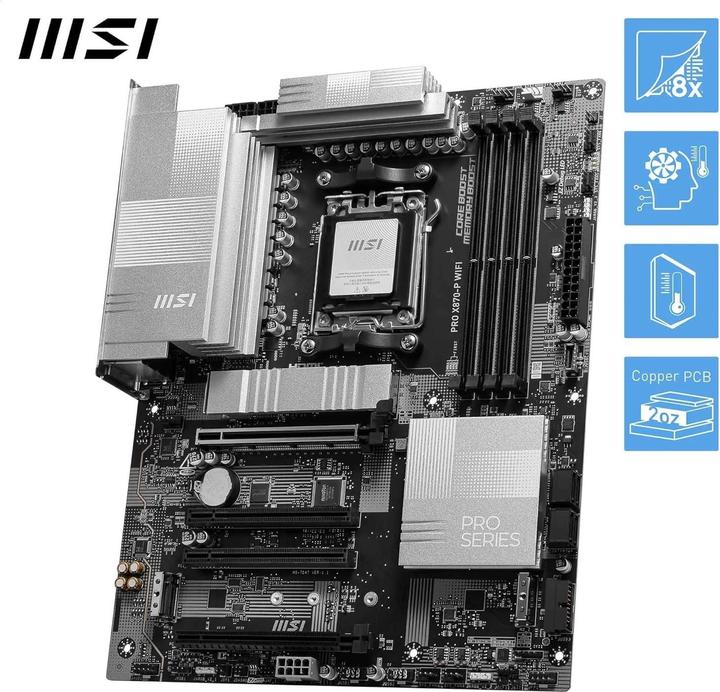 Produktbild MSI PRO X870-P WIFI (AM5, AMD X870, ATX)