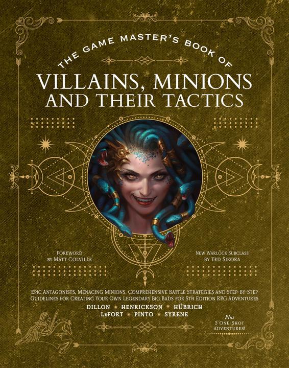 Actual product image The Game Master's Book of Villains, Minions and Their Tactics: Epic New Antagonists for Your Pcs, Pl (Aaron Hubrich, Dan Dillon, Jim Pinto, Alexander Lafort, Vall Syrene, English)