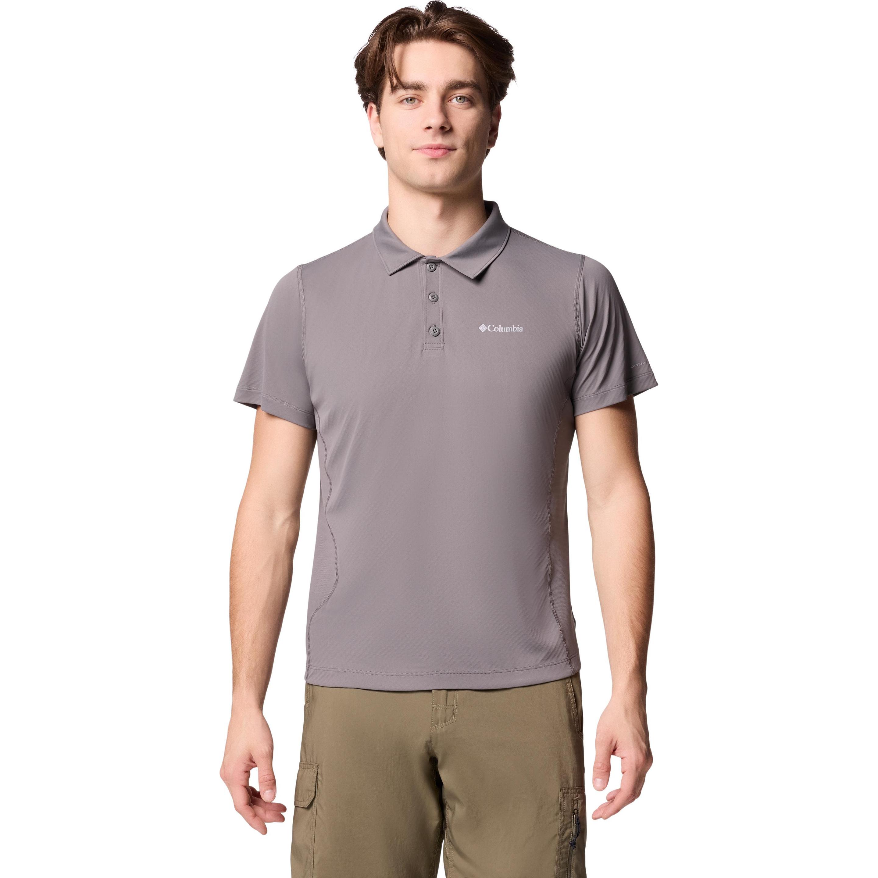 Columbia, Herren, Shirt, Zero Rules™ Light Polo, Grau, (L)
