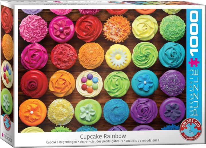 Eurographics Cupcake Regenbogen (1000 Teile)