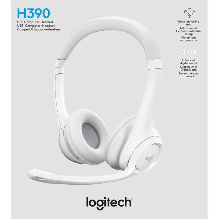 Image du produit Logitech H390 (Filaire, USB-A)