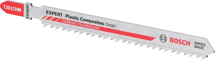 Produktbild Bosch Professional Zubehör EXPERT ‘Plastic Composites Clean’ T 301 CHM Stichsägeblatt, 3 Stück