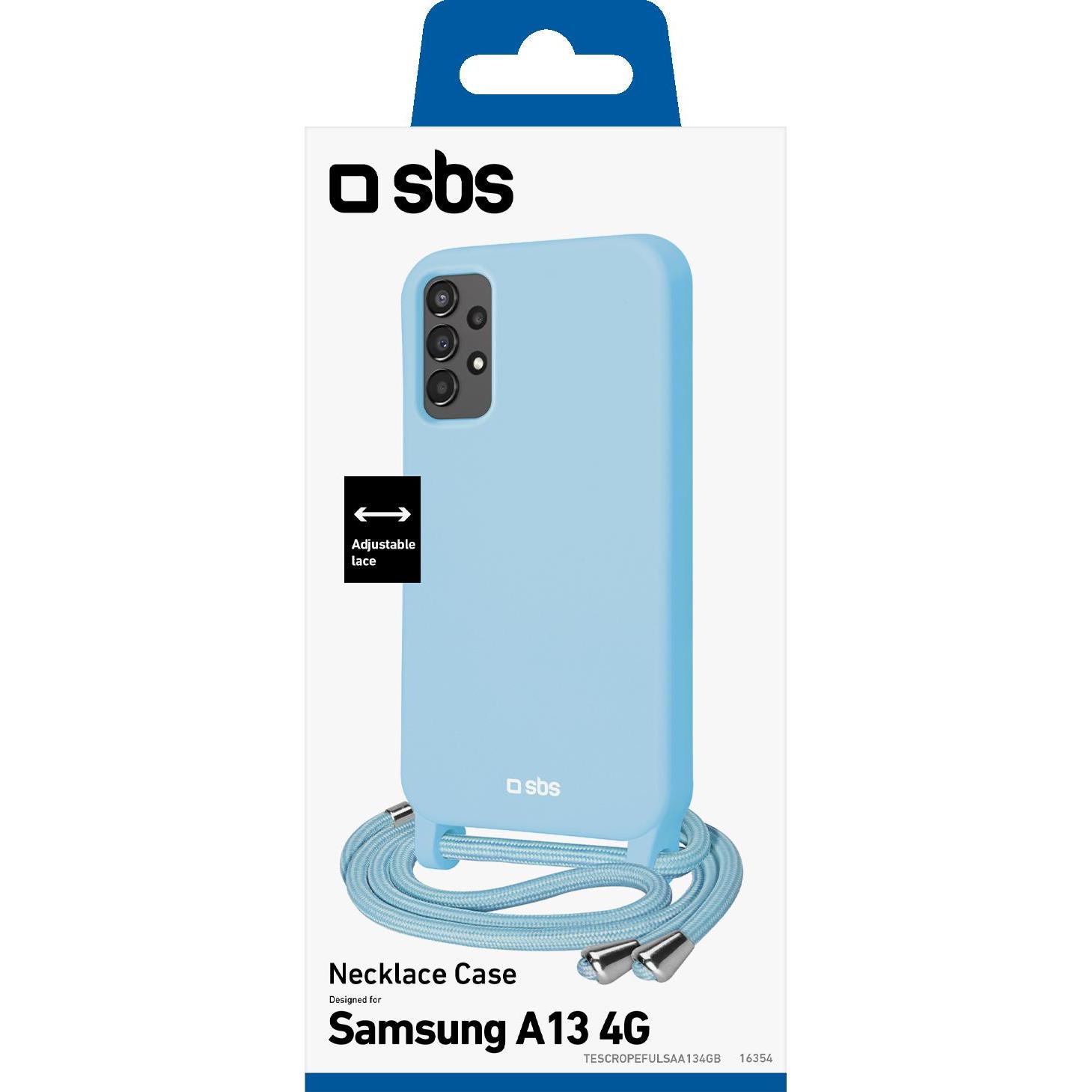 Thumbnail - SBS Necklace Case für Samsung Galaxy A13 4G blue (Samsung Galaxy A13), Smartphone Hülle, Blau