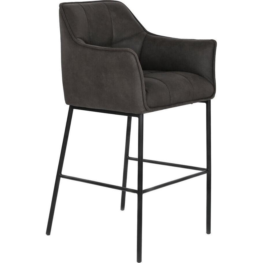 DKD Home Decor, Sedie, Stool Dark brown Metal 59 x 60 x 107 cm