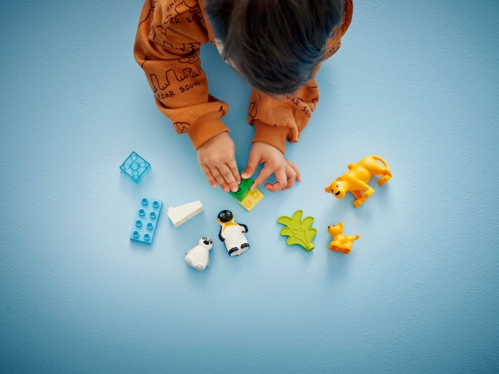 Image du produit LEGO Wildtier-Familien: Pinguine und Löwen (10442)