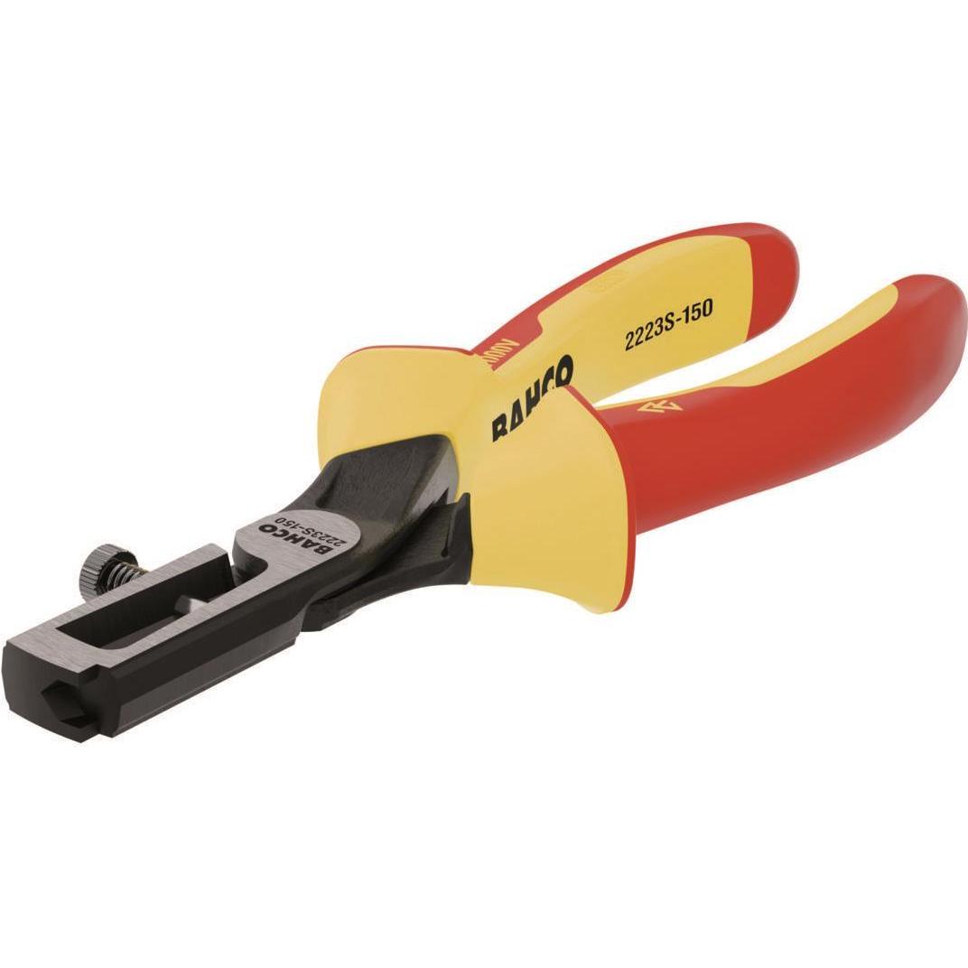 Bahco, Pinza, Spelafili ERGO, fosfatati, isolati con manici bicomponenti, testati VDE(150 mm) (165 mm)