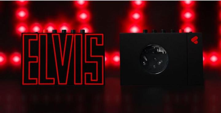 Actual product image we are rewind Elvis: Portable Bluetooth cassette player