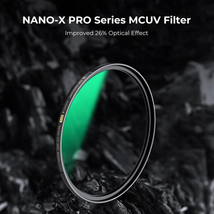 Produktbild K&F Concept 49MM Brass Frame MCUV Filter HD Waterproof Anti-Scratch Green Coated (Nano-X Pro Series)