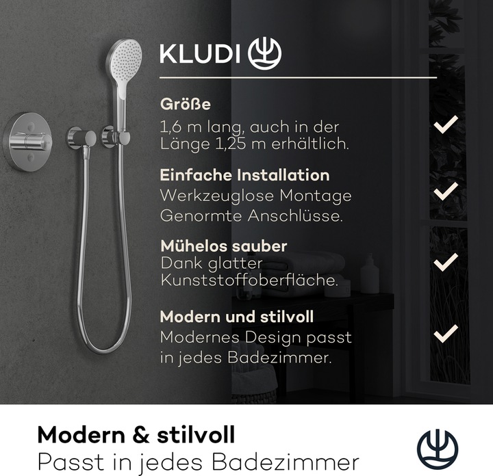 Produktbild Kludi X3 Duschschlauch (160 cm)