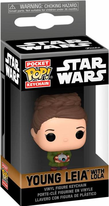 Produktbild Funko Star Wars: Obi-Wan Kenobi présentoir porte-clés POP! Vinyl Young Leia Organa 4 cm (12)