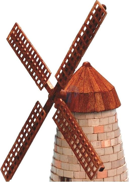 Actual product image Block Cuit. 3D ceramic model kit -Old windmill (20 x 17 x 20 cm)