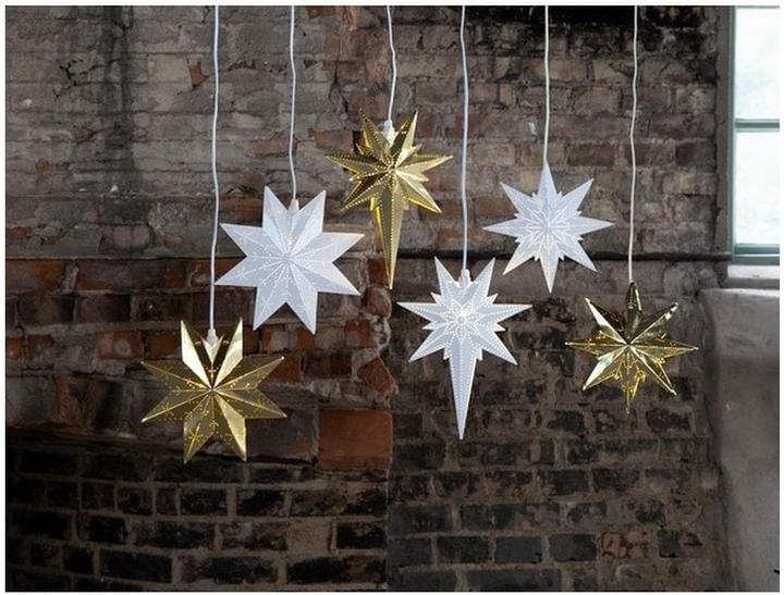 Produktbild Star Trading LED-Stern Betlehem 35 cm, Metall, Weiss