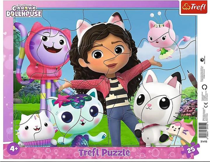 Produktbild Trefl Puzzle 25 Rahmenelemente treffen Gabi (25 Teile)