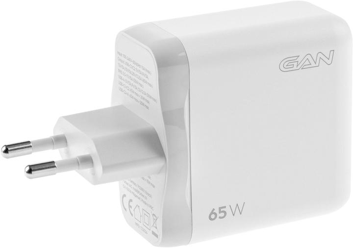 Produktbild Onit USB-Wandladegerät Triple 2C1A 65 W GaN Weiss (65 W, 3 Ports)