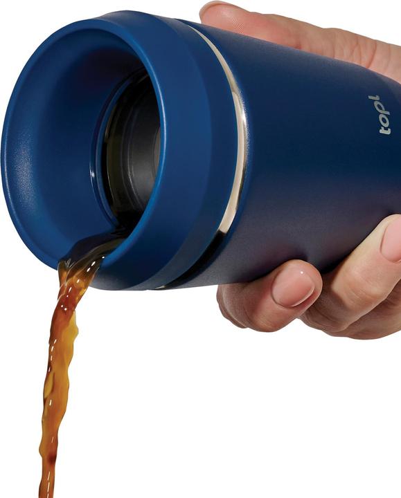 Produktbild Topl Trinkbecher To Go Patentierter 360° Deckel Edelstahl 235ml (0.24 l)