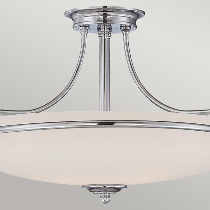 Productafbeelding Elstead Lighting Griffioen plafondlamp E27 drievoudig gepolijst chroom (E27)