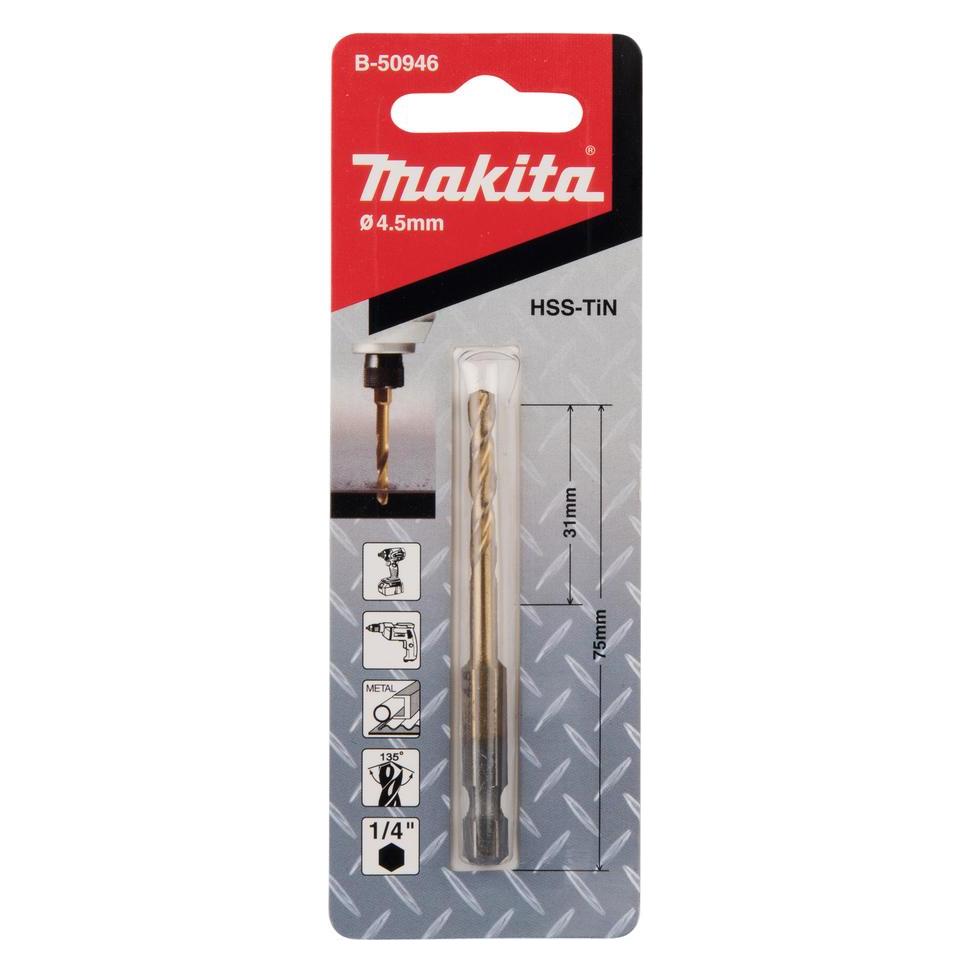Makita, Boorbitje, Hss-TiN Boor (4, 5 Mm)