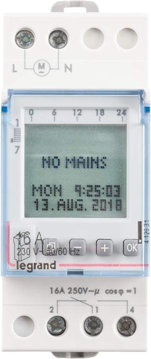 Produktbild Legrand Digitale Wochen-Zeitschaltuhr AlphaRex D21