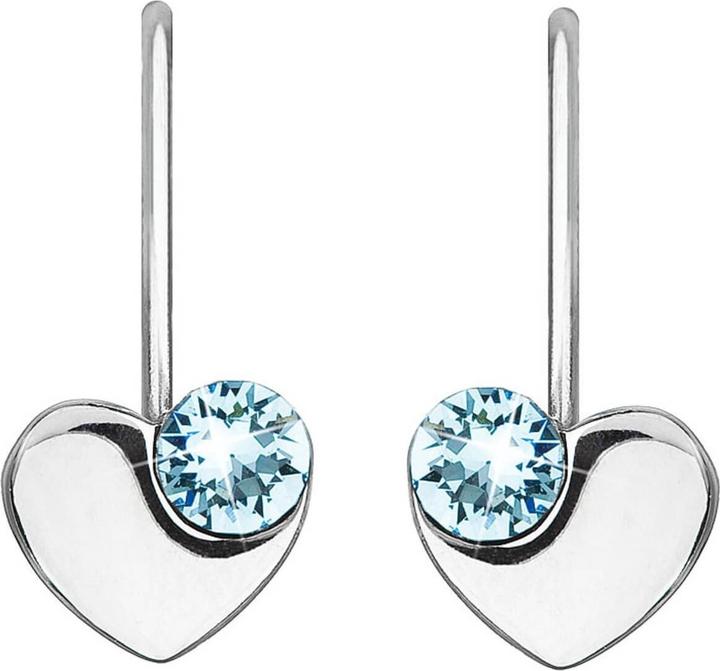 Immagine prodotto Evolution Group Orecchini a cuore in argento con Swarovski 31299.3 (L)