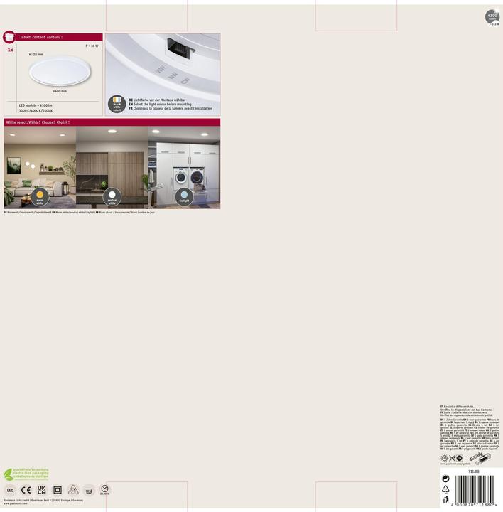 Produktbild Paulmann Panel Alya (4300 lm)