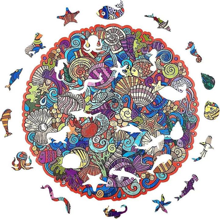 Immagine prodotto Creatif'Puzzle Puzzle in Bois "Creatif Puzzle" - Taille Moyenne (191 pezzi)