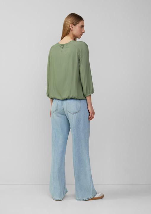 Image du produit S.Oliver Bluse Strukturierte Viskose-Bluse mit Raff-Details (44)