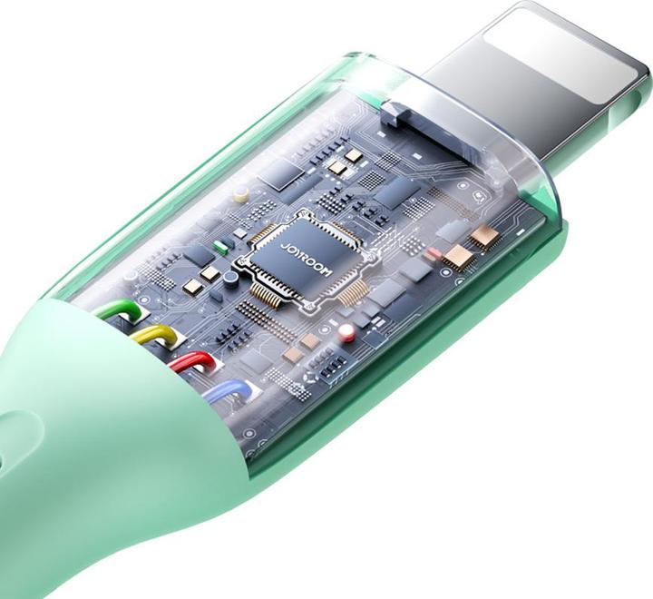 Produktbild Joyroom Multi-Color Series SA34-AL3 USB-A / Lightning 3A-Kabel 1 m – weiss (1 m)