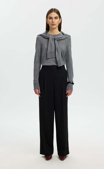 Produktbild Selected Slfthea Ls Knit Merino O-Neck Noos (S)