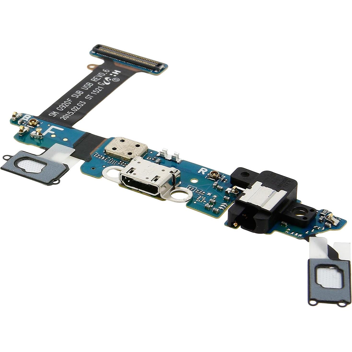 Thumbnail - Clappio Ladebuchse Ersatzteil (Galaxy S6), Mobilgerät Ersatzteile, Schwarz