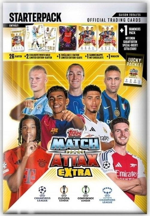 Actual product image Topps - Match Attax Champions League EX 2025 Starter Pack - (UCLMAEXT25-02) (Booster Pack)