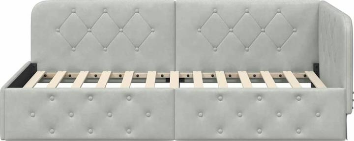 Actual product image vidaXL Eckbettgestell (100 x 200 cm)