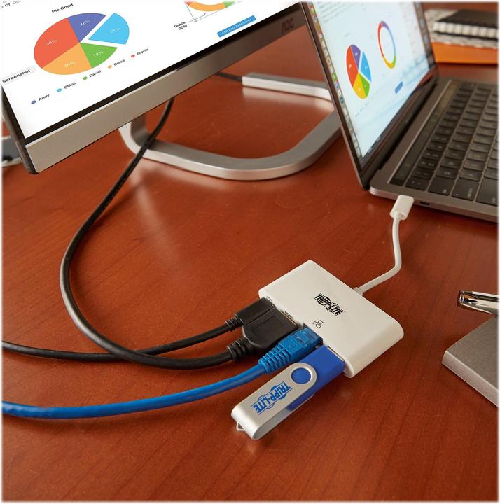 Actual product image Eaton Tripp Lite Series U444-06N-H4GU-C - USB C - USB C + USB A + HDMI - Male - Female - 3840 x 21 (USB-C)