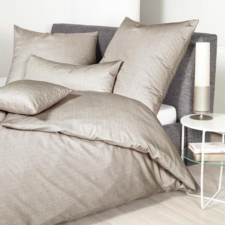 Produktbild Janine Mako-Satin Bettwäsche Milano 45060-07 taupegrau (Bettwäsche Set, 135x200 cm + 80x80 cm)