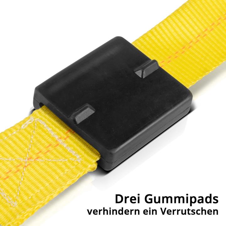 Produktbild Stahlwerk Radsicherung TRS-50 ST 2er Set 3 m x 50 mm 2.250 kg Reifen-Ratschengurt