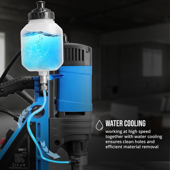 Produktbild MSW Magnetbohrmaschine 1600 W 830 U/min 16 kN für 13/35 mm Bohrer Kernbohrmaschine