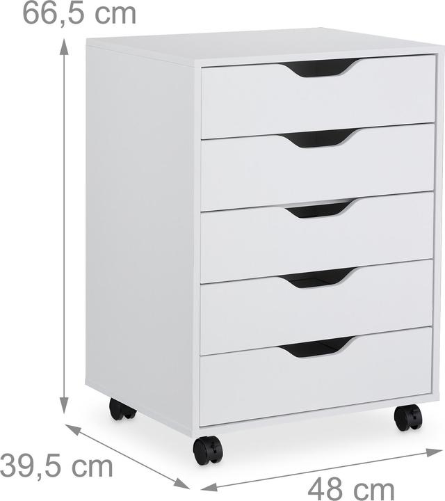 Produktbild Relaxdays Rollcontainer mit Schubladen